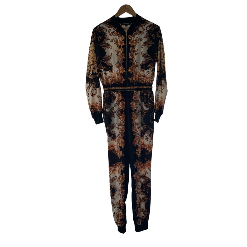 Baroque Pattern Jumpsuit